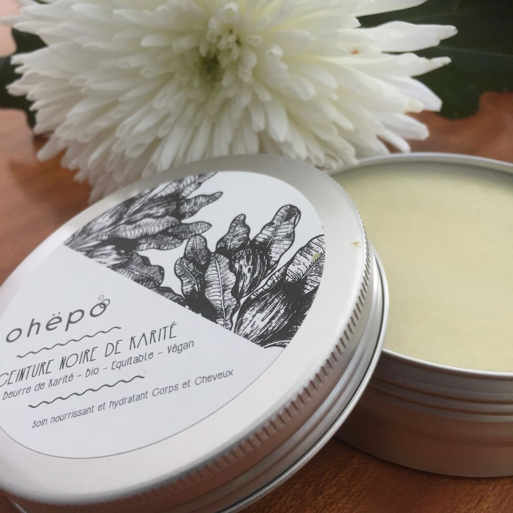 Cosmétiques - Beurre de Karité CEINTURE NOIRE DE KARITE - OHËPO
