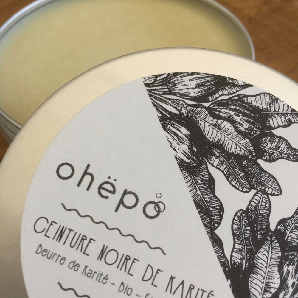 Cosmétiques - Beurre de Karité CEINTURE NOIRE DE KARITE - OHËPO