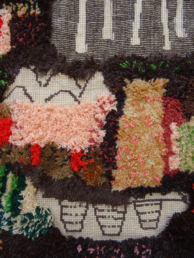 Tapis - Luc trees (tapis mural – 202) - SARA PEREIRA ATELIER