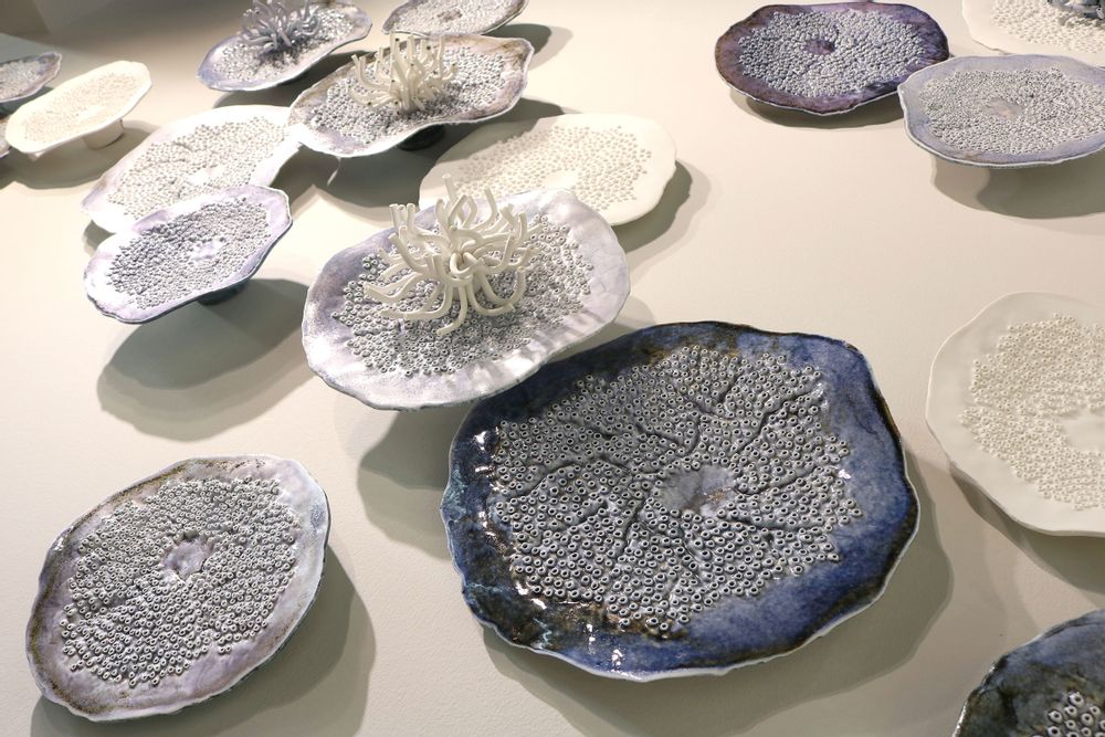 Other wall decoration - PORIFERA Blue wall decoration - FOS