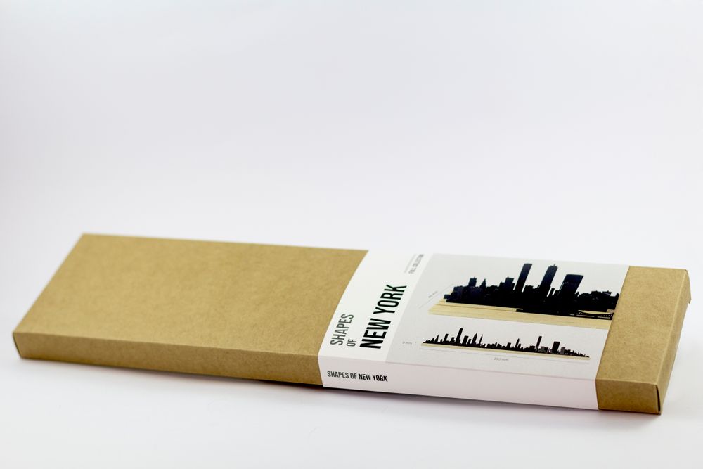 Sculptures, statuettes et miniatures - Formes de New York - Silhouette en 3D de la ligne d'horizon - BEAMALEVICH