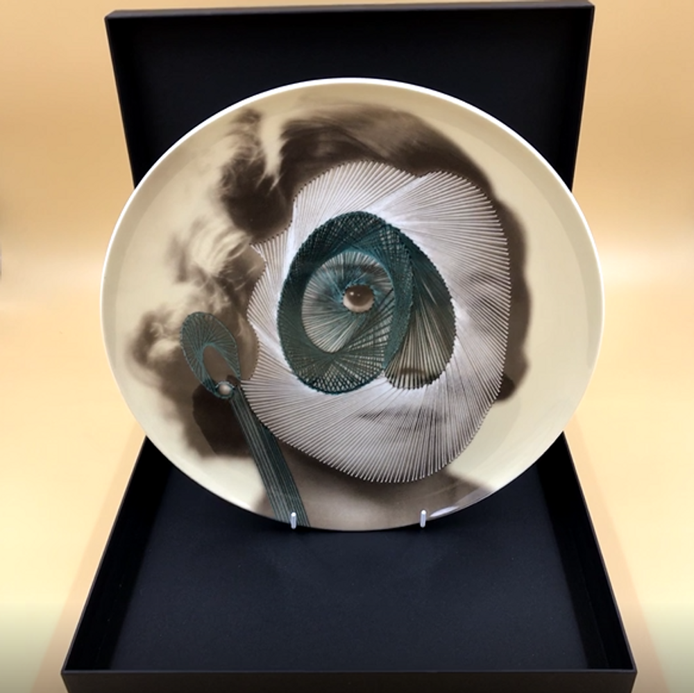 Pièces uniques - Yvonne Assiette en porcelaine fine - ZOOH