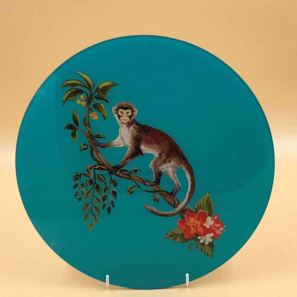 Dessous de plat - Supports en verre recyclé Singe - ZOOH