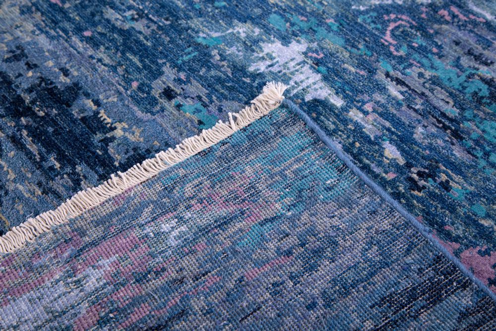 Rugs - Midnight Blue Modern Rug - ORIENT HANDMADE CARPETS
