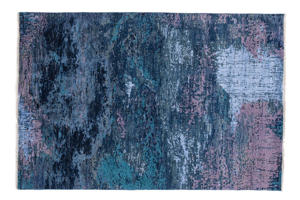 Rugs - Midnight Blue Modern Rug - ORIENT HANDMADE CARPETS