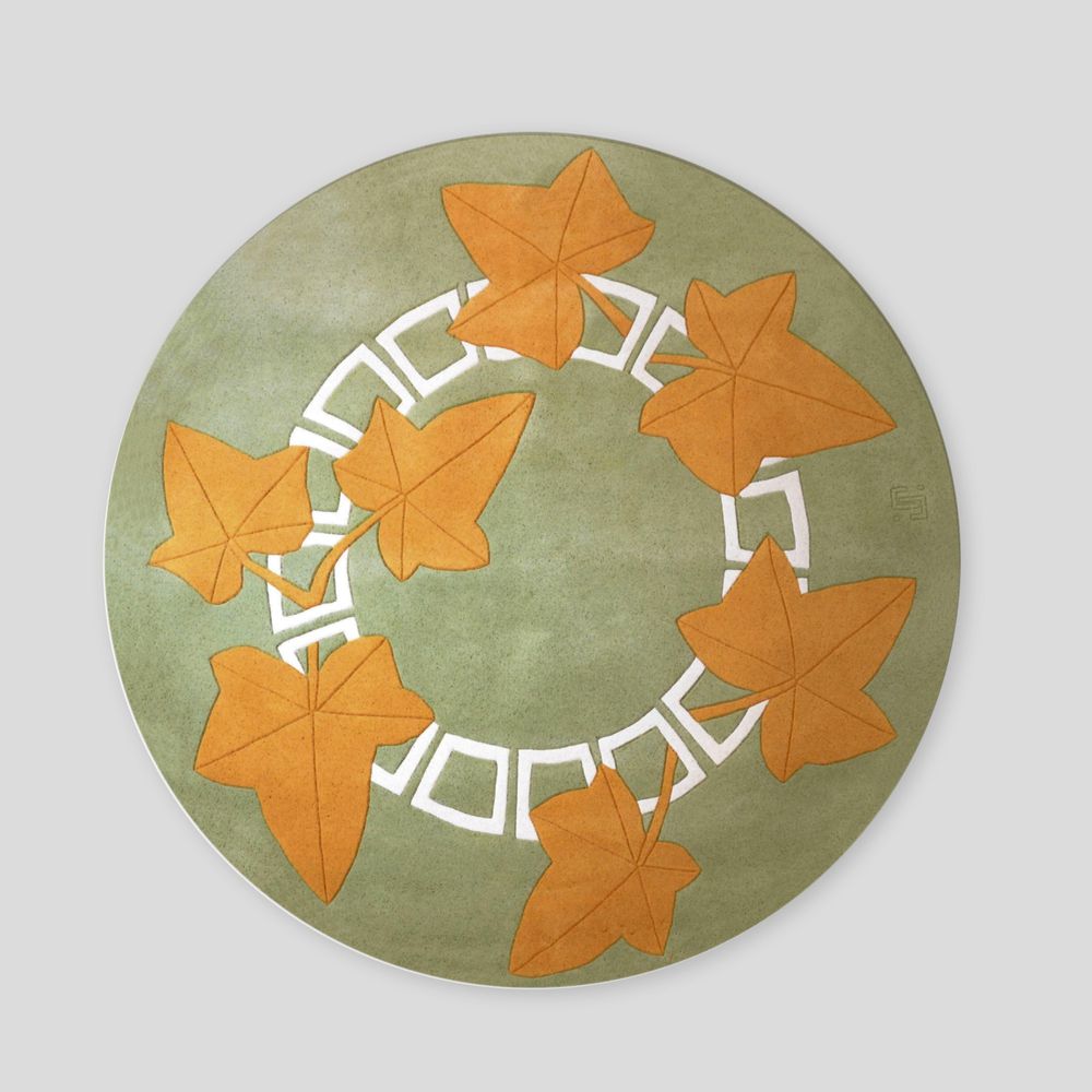 Autres tapis - Tapis Couronne de lierre tufté main - JORY PRADELLE