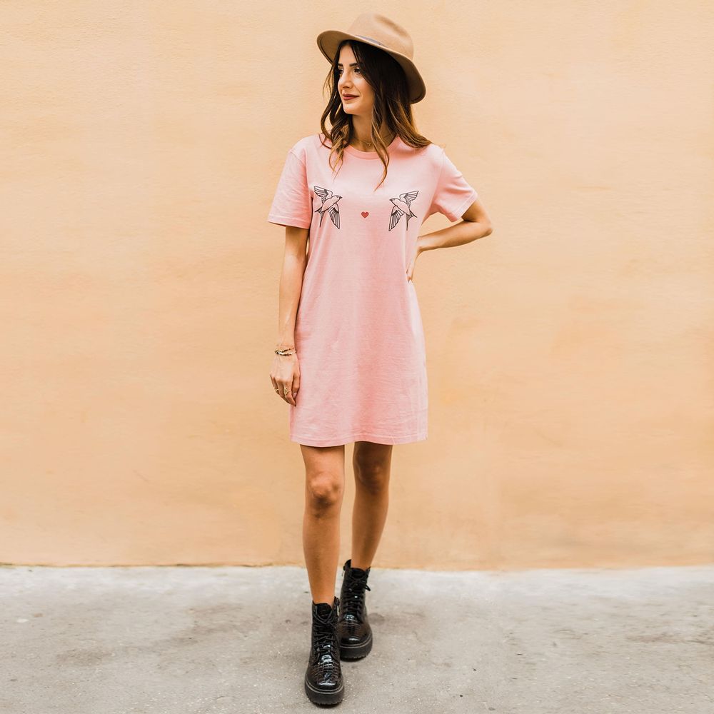 Apparel - Robe tshirt HIRONDELLES - WAY CUSTOM
