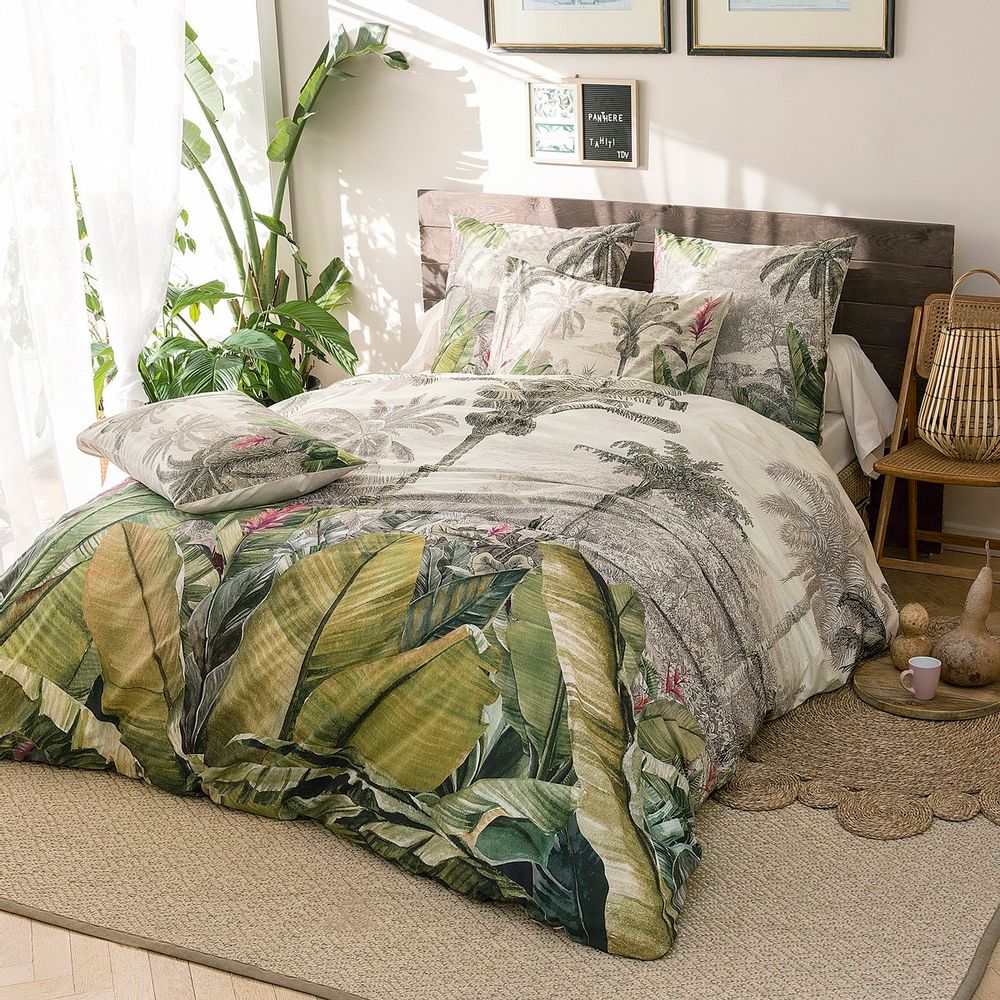 Bed linens - Bed linen Tahiti in percale of cotton - TRADITION DES VOSGES