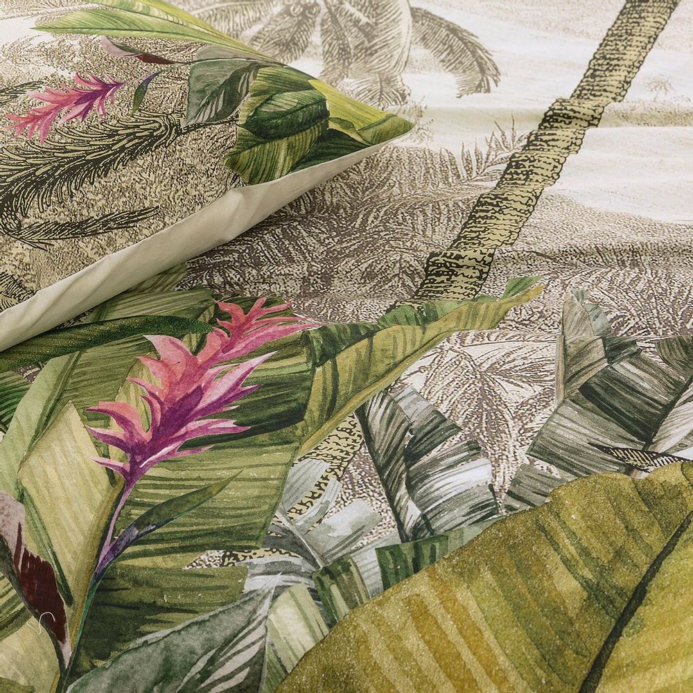 Bed linens - Bed linen Tahiti in percale of cotton - TRADITION DES VOSGES