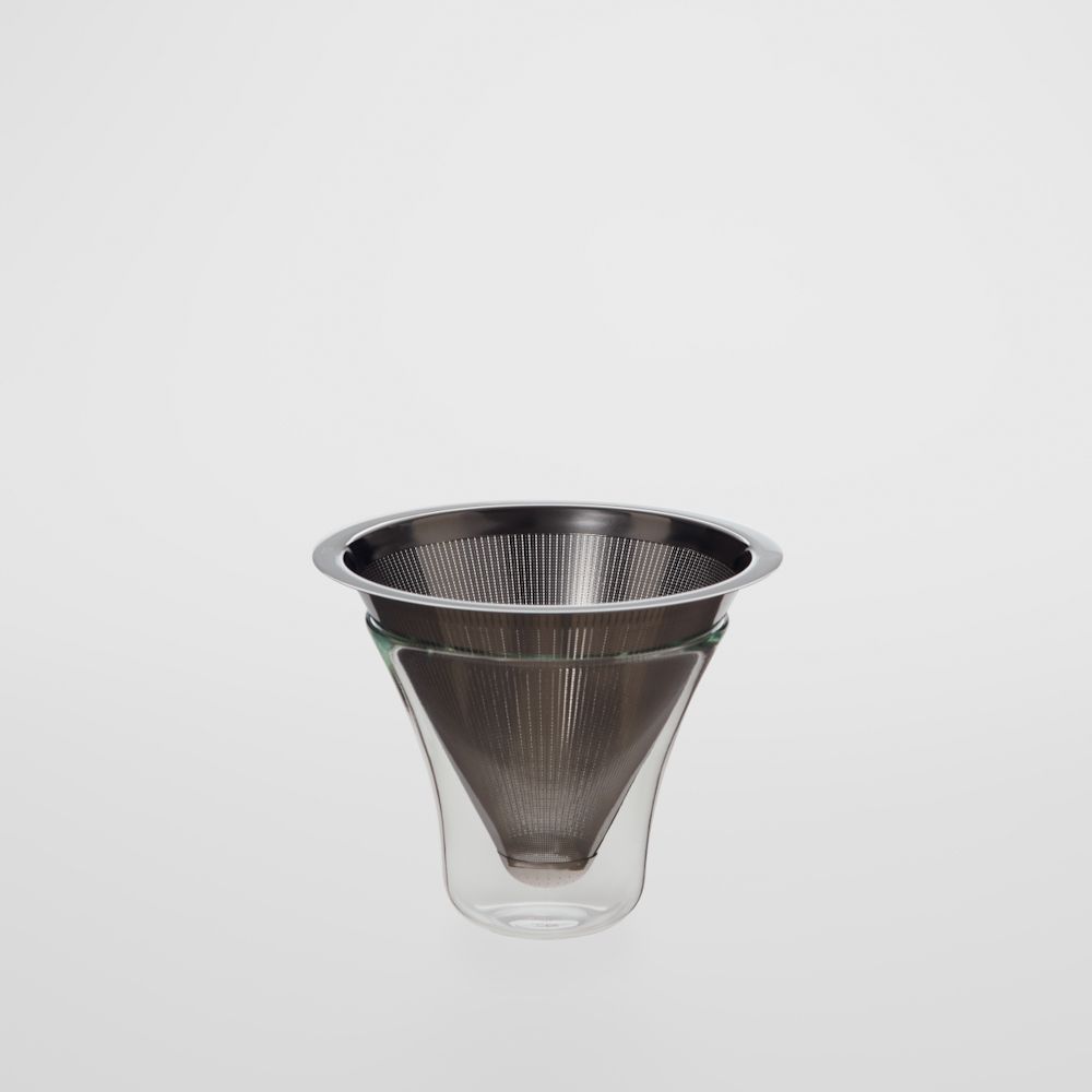 Tea and coffee accessories - Pour Over Coffee Stainless Steel Filter Set 114 mm / 130 mm - TG