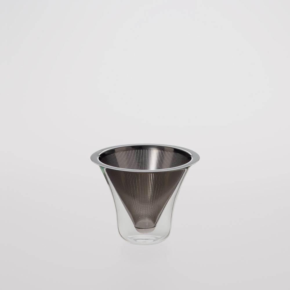 Tea and coffee accessories - Pour Over Coffee Stainless Steel Filter Set 114 mm / 130 mm - TG
