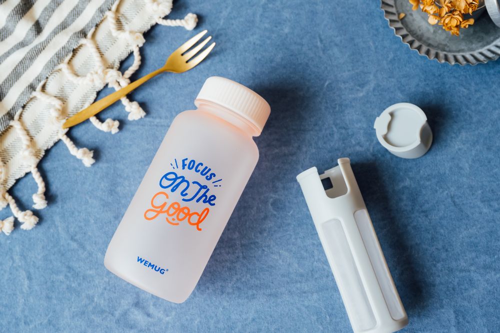 Design objects - Lifestyle "Quote" bottle 550ml Tritan BPA Free - WEMUG
