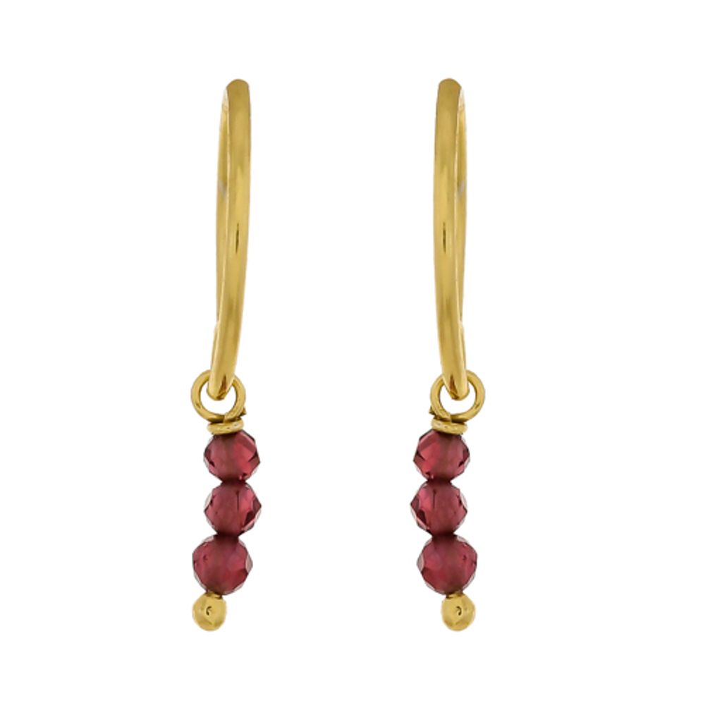 Bijoux - Boucles d'oreilles Ruby Earcandy - MUJA JUMA