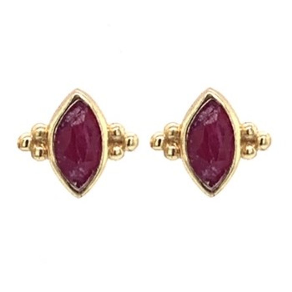 Bijoux - Boucles d'oreilles Ruby Earcandy - MUJA JUMA