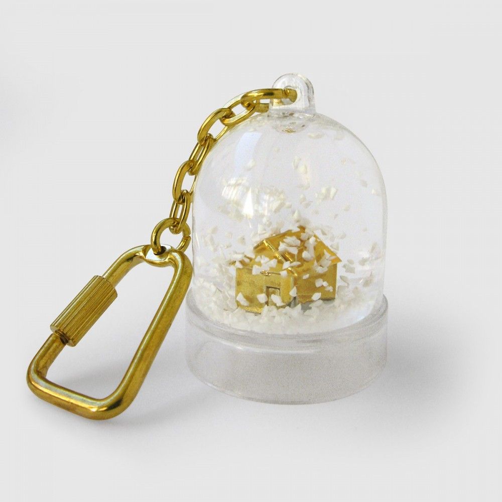 Gifts - EIFFEL SNOWGLOBE KEYRING - ATYPYK