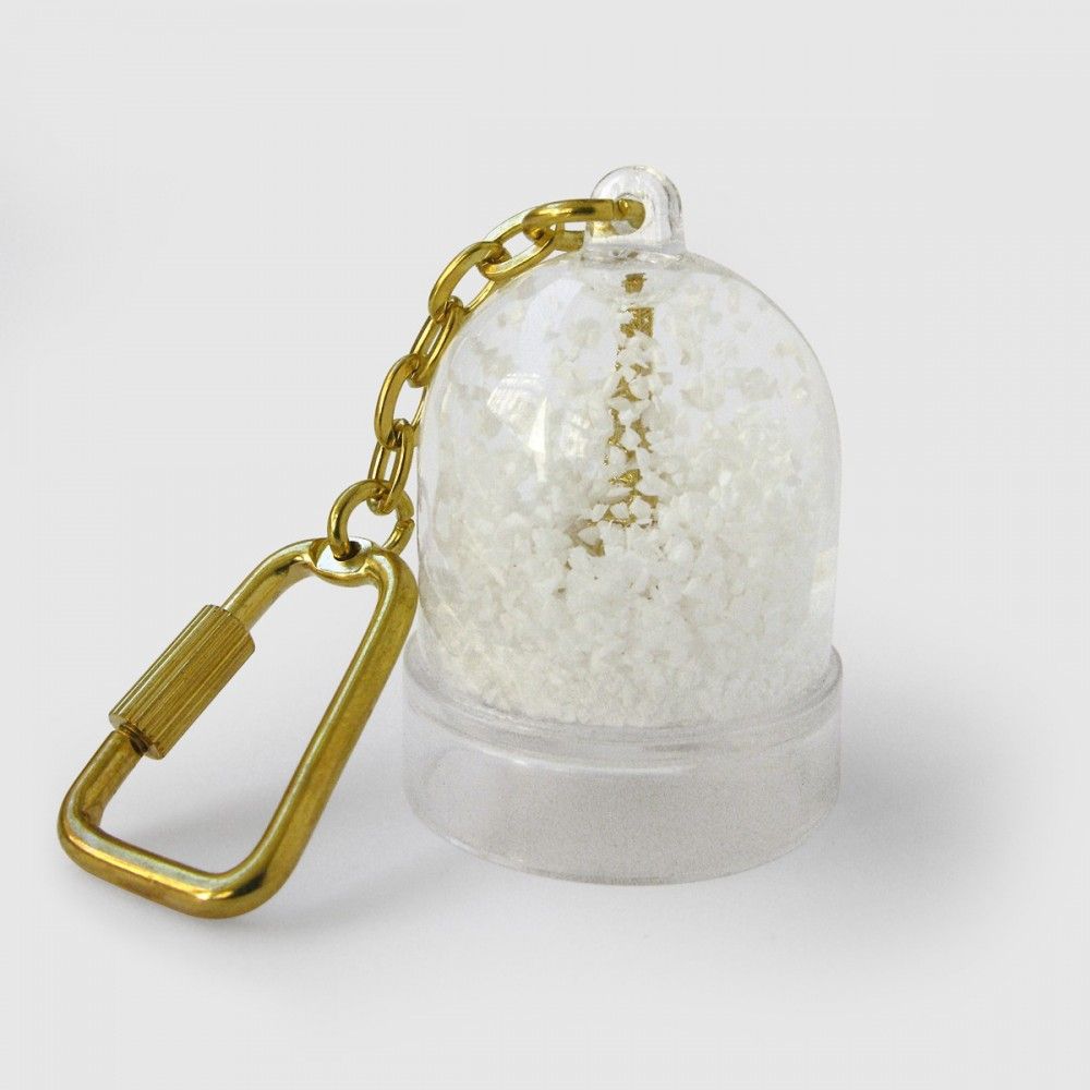 Gifts - EIFFEL SNOWGLOBE KEYRING - ATYPYK