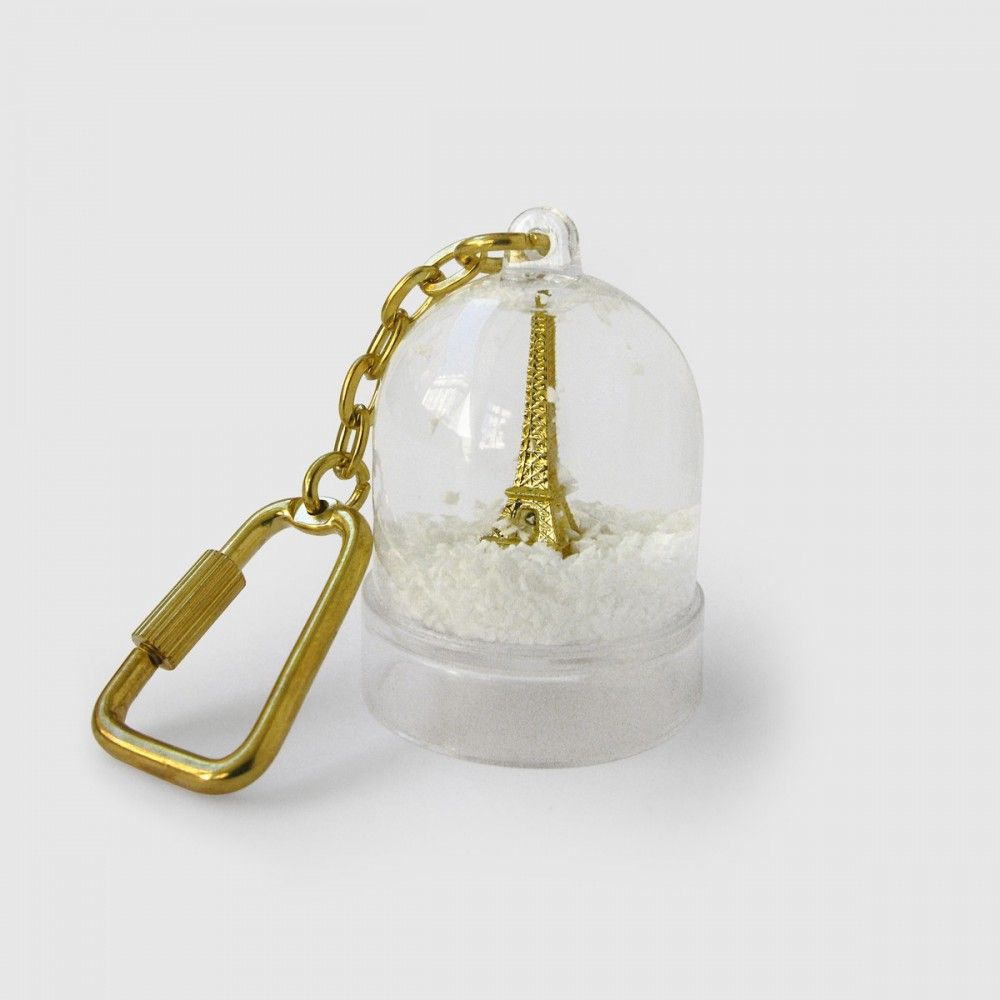 Gifts - EIFFEL SNOWGLOBE KEYRING - ATYPYK