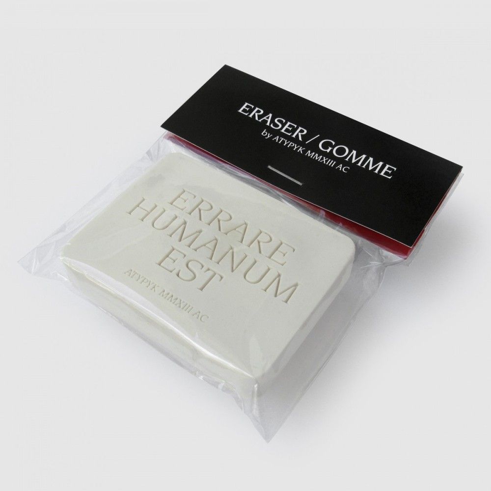Stationery - ERRARE HUMANUM EST ERASER - ATYPYK