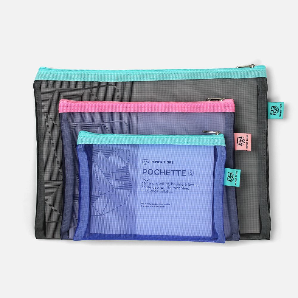 Stationery - Mesh Pockets - PAPIER TIGRE