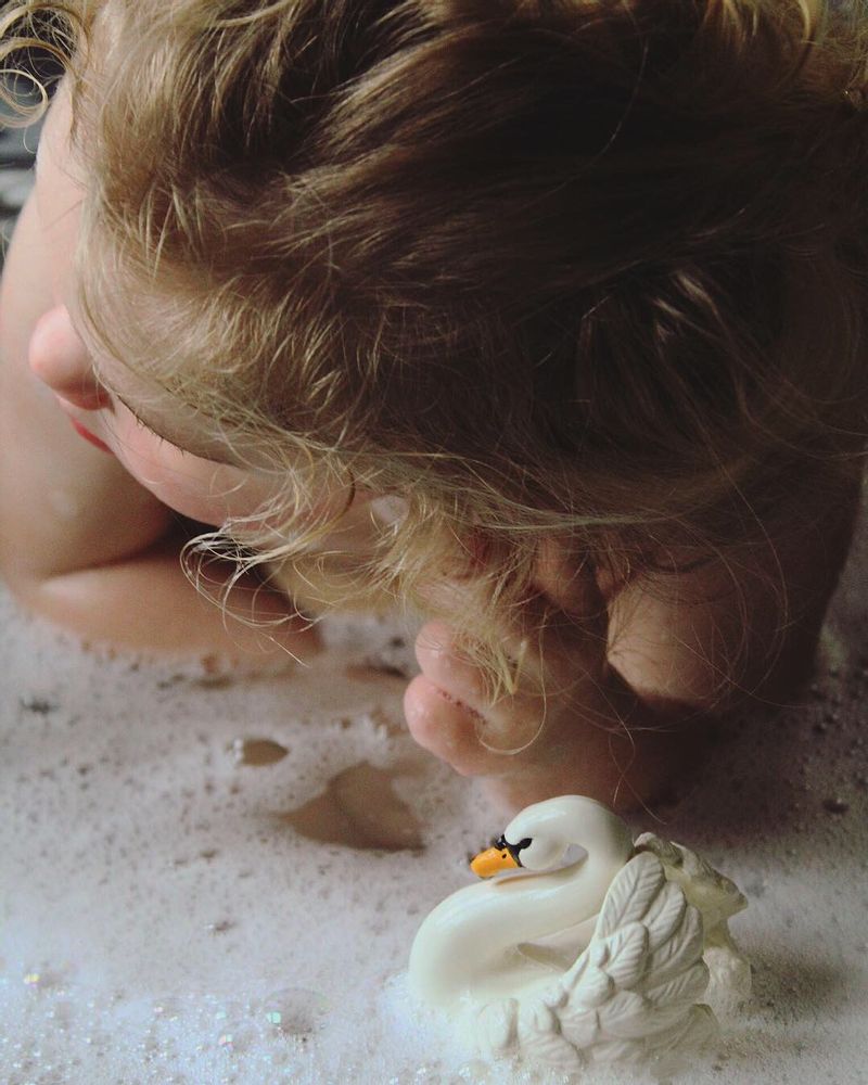 Accessoires pour bain enfants - Cygne de bain - NATRUBA