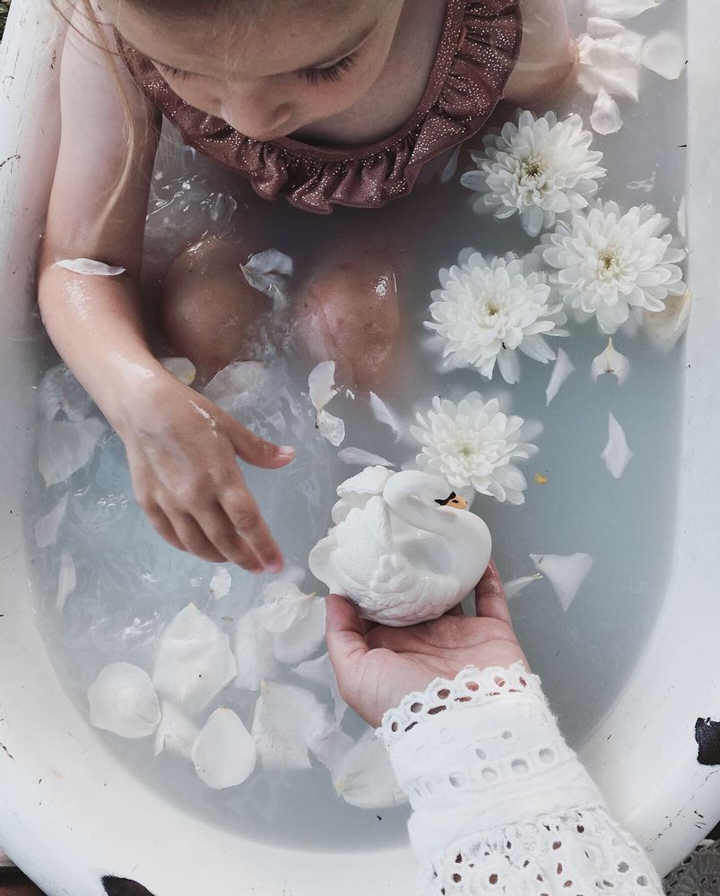Accessoires pour bain enfants - Cygne de bain - NATRUBA
