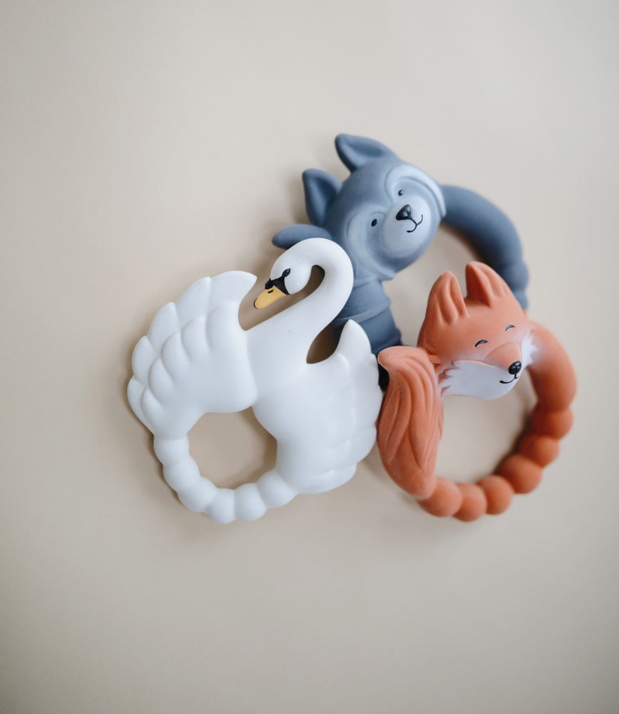 Jouets enfants - Swan teether - NATRUBA