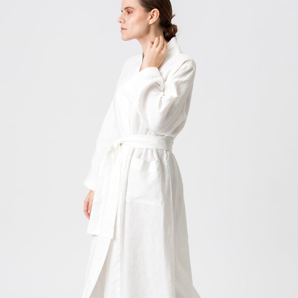 Homewear - Linen Kimono-Bathrobe VASARA - JURATE