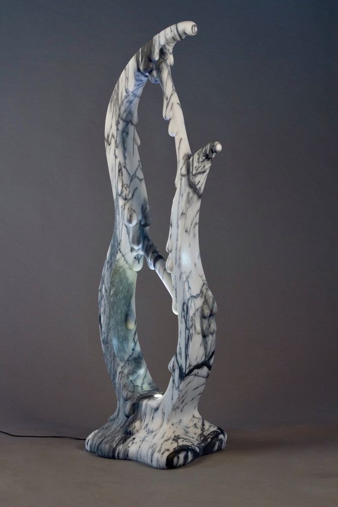 Decorative objects - Stone Lamp Glow Up Melting Collection - MANTA HANDMADE STONE DESIGN