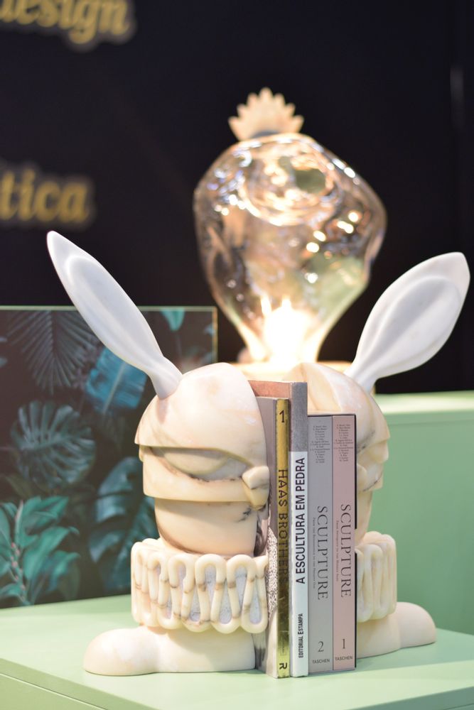 Sculptures, statuettes et miniatures - Serre-livres Zé Coelho - MANTA HANDMADE STONE DESIGN