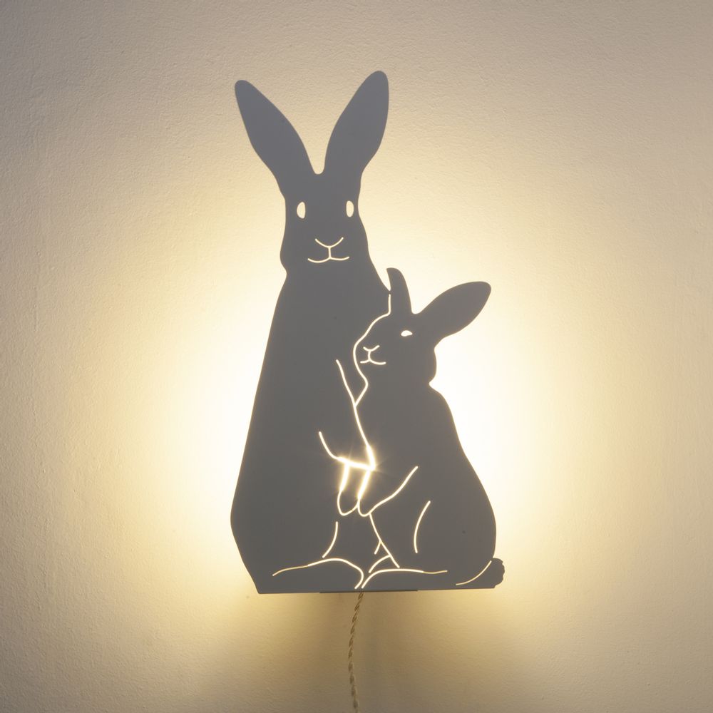 Autres décorations murales - THE BUNNIES LAMP - IVOIRE - GOODNIGHT LIGHT