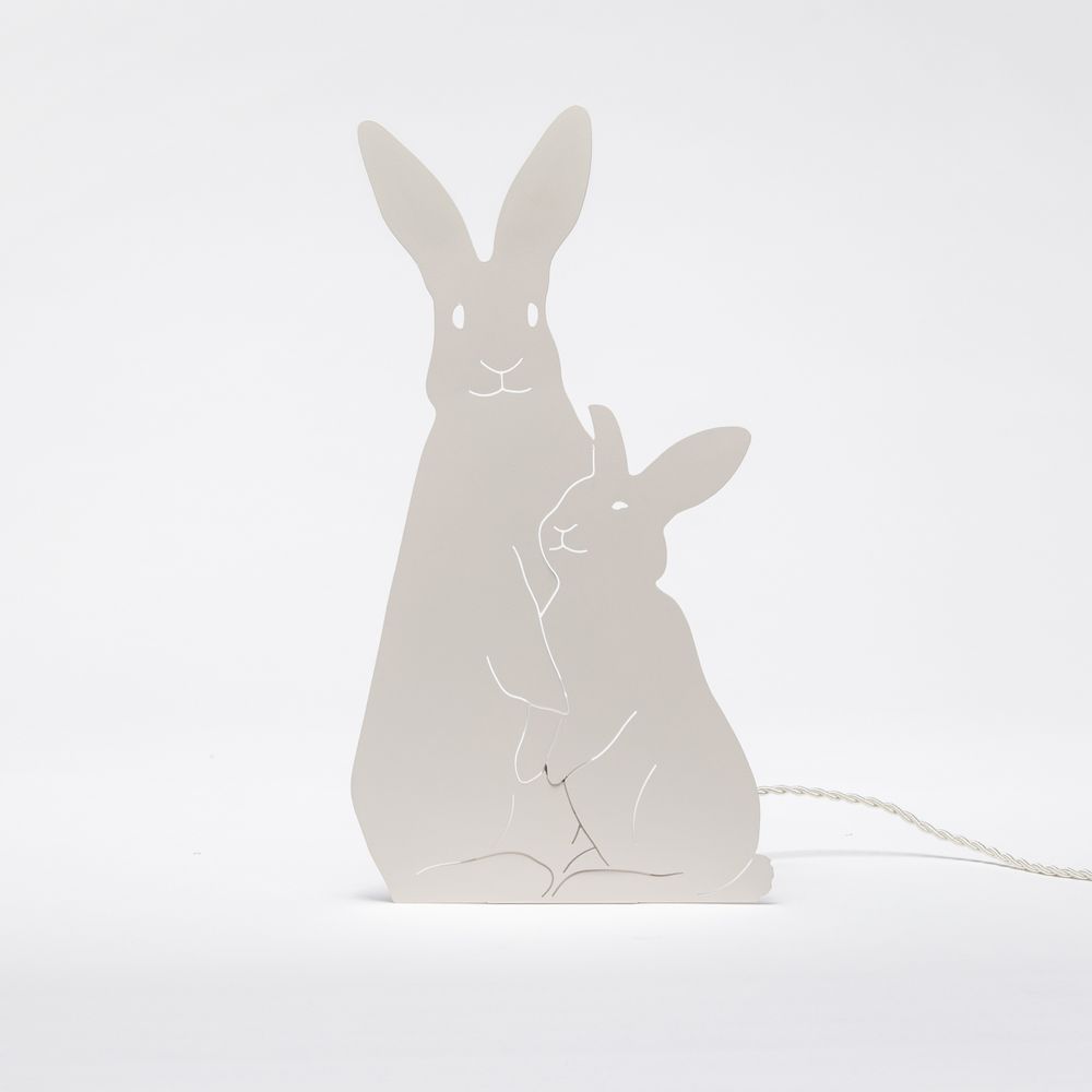 Autres décorations murales - THE BUNNIES LAMP - IVOIRE - GOODNIGHT LIGHT