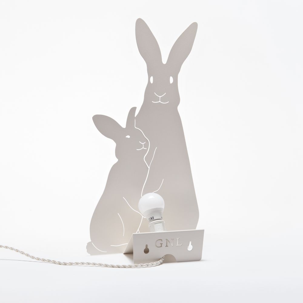 Autres décorations murales - THE BUNNIES LAMP - IVOIRE - GOODNIGHT LIGHT