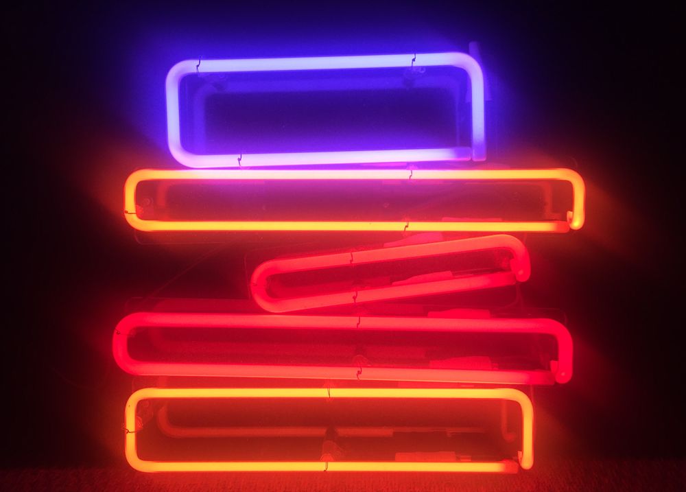 Paintings - Neon board “B00Ks” - CAROLINE BAUP
