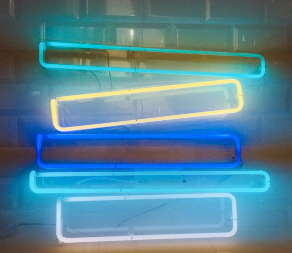 Paintings - Neon board “B00Ks” - CAROLINE BAUP