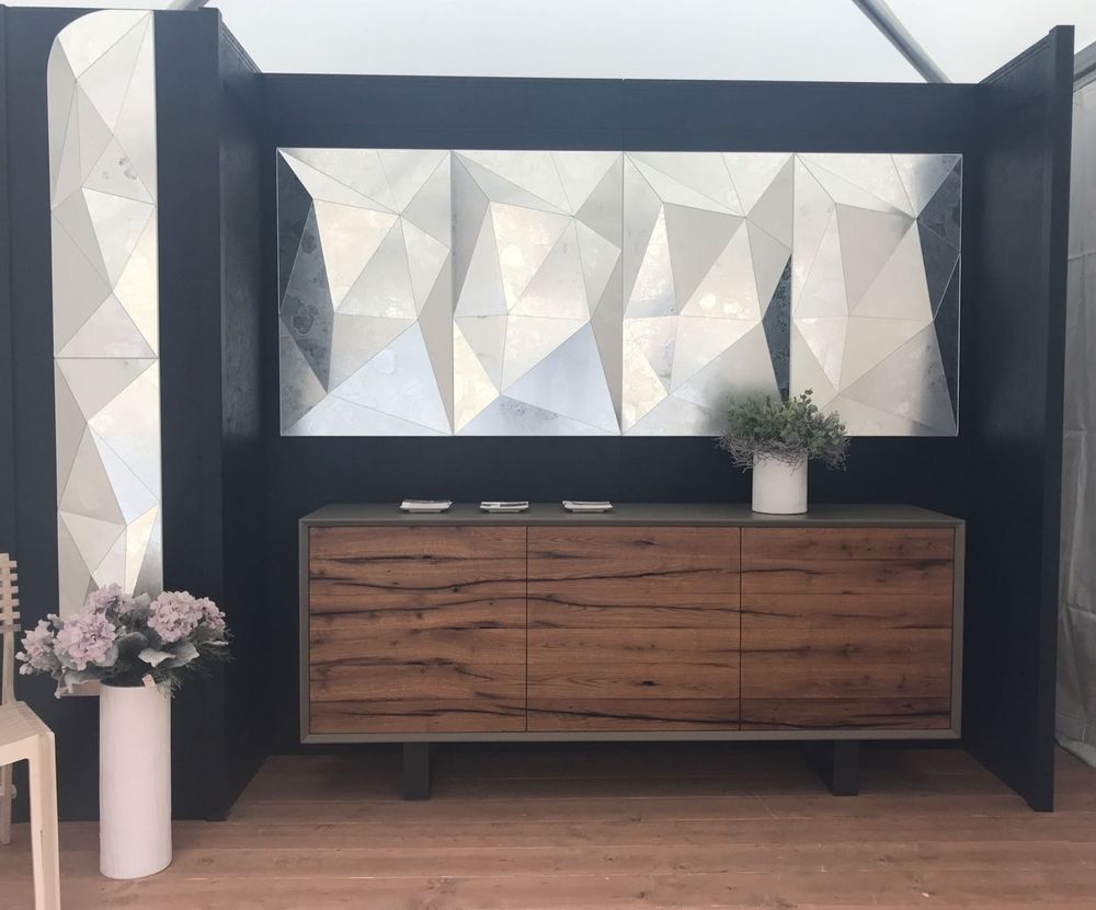 Mirrors - THREE-DIMENSIONAL MIRRORED WALL AND CEILING PANELS - ANTIQUE MIRROR