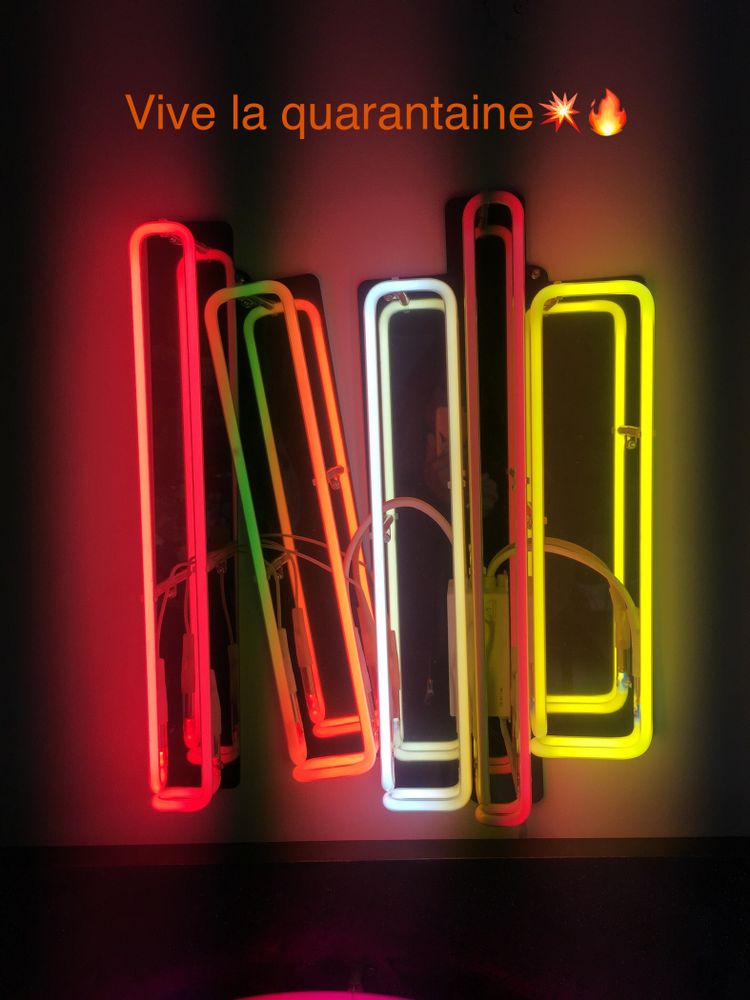 Paintings - Neon board “B00Ks” - CAROLINE BAUP