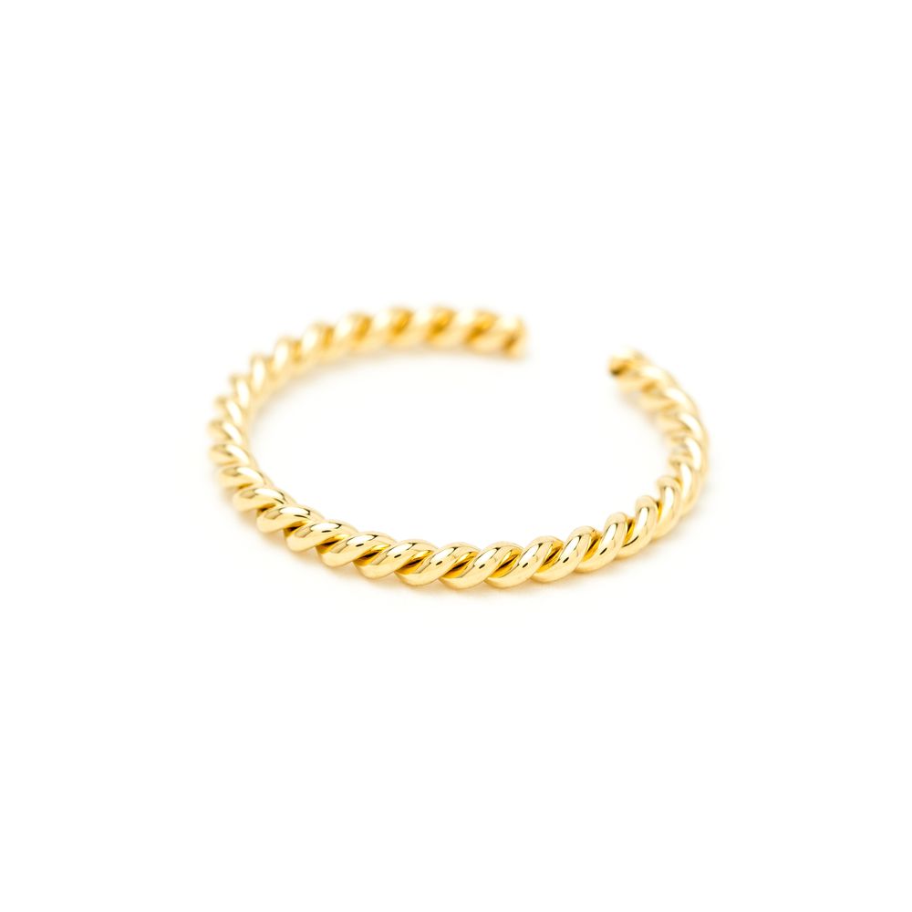 Bijoux - Bague torsadée or - JOUR DE MISTRAL