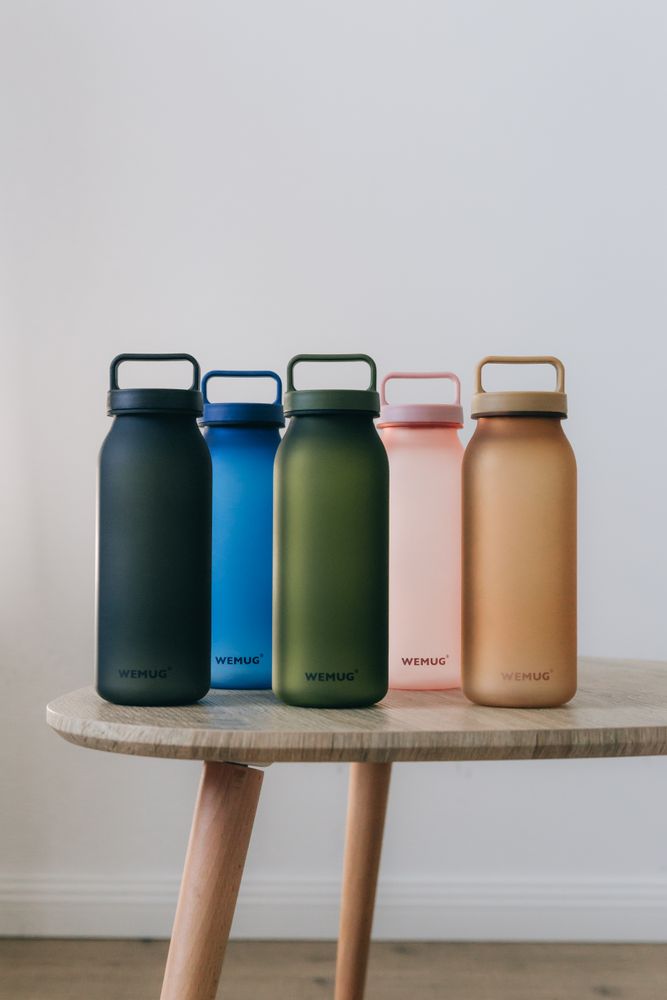 Tea and coffee accessories - Milk Bottle F620 BPA Free material Tritan with handle - WEMUG