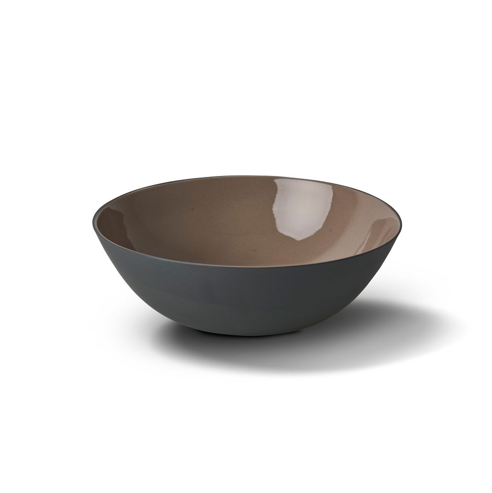 Kitchen utensils - ROUND Bowls - Double Color - ESMA DEREBOY HANDMADE PORCELAIN