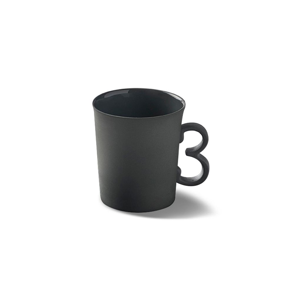 Mugs - Figures Espresso Cup / Single Colour - ESMA DEREBOY HANDMADE PORCELAIN