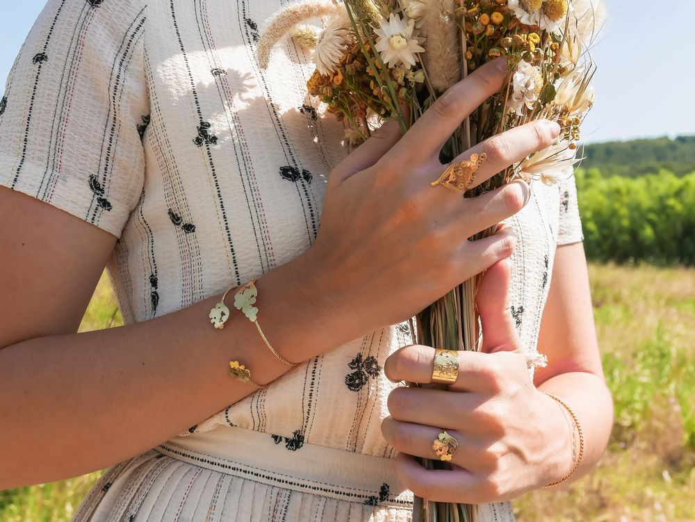 Jewelry - Mimosa Flower Ring - JOUR DE MISTRAL