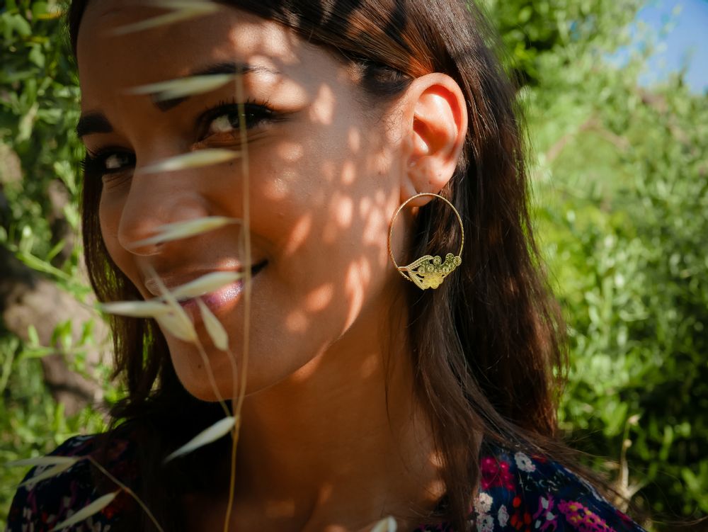 Bijoux - Boucles d'oreilles Mimosa fleur - JOUR DE MISTRAL