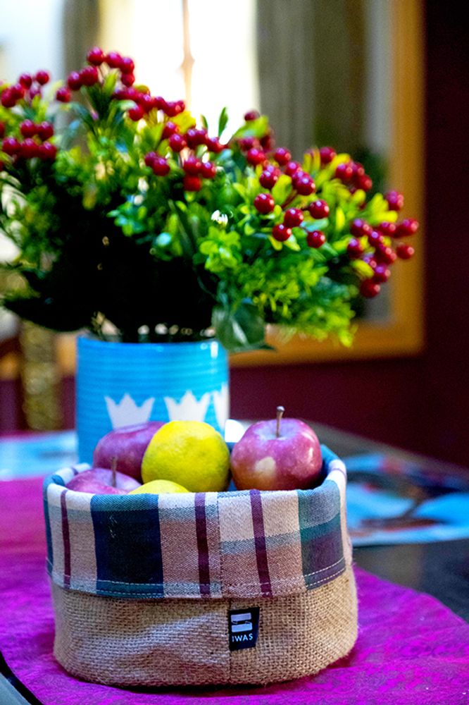 Bols - Corbeille à pain Jute Recyclé Upcycling - IWAS PRODUCTS