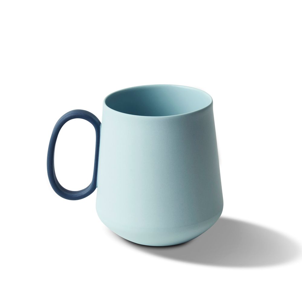 Mugs - TUBE Single Color Mug - ESMA DEREBOY HANDMADE PORCELAIN