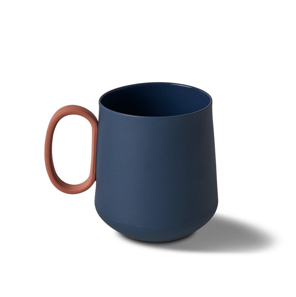 Mugs - TUBE Single Color Mug - ESMA DEREBOY HANDMADE PORCELAIN