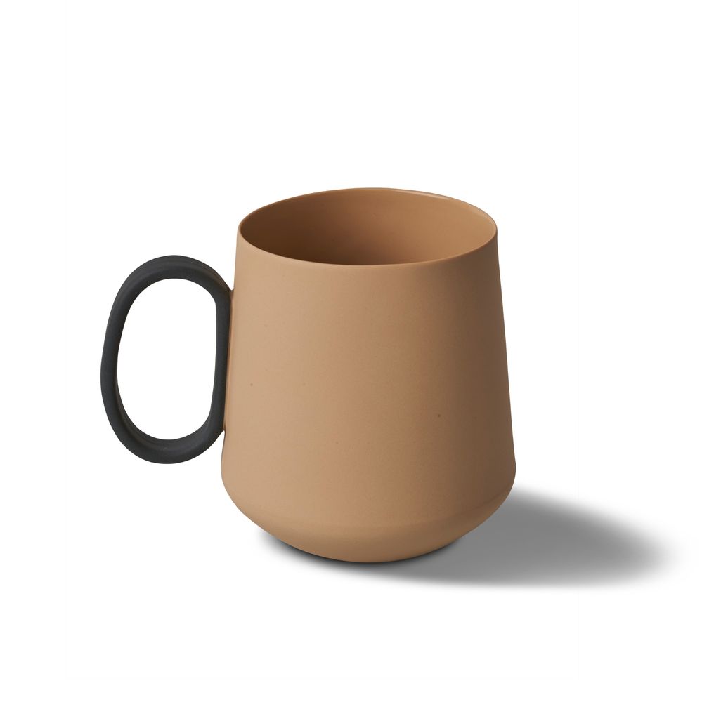 Mugs - TUBE Single Color Mug - ESMA DEREBOY HANDMADE PORCELAIN