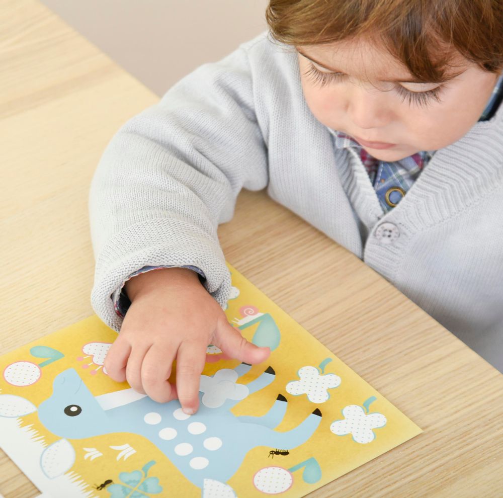Childcare accessories - Cards + stickers - FOREST ANIMALS - POPPIK - BAYARD JEUNESSE