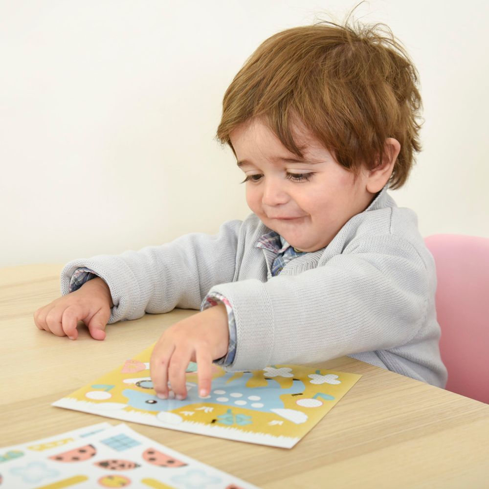 Childcare accessories - Cards + stickers - FOREST ANIMALS - POPPIK - BAYARD JEUNESSE