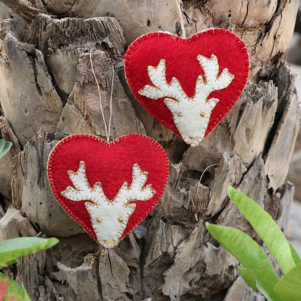 Christmas garlands and baubles - Handmade Felt Decorative Garlands - DE KULTURE WORKS