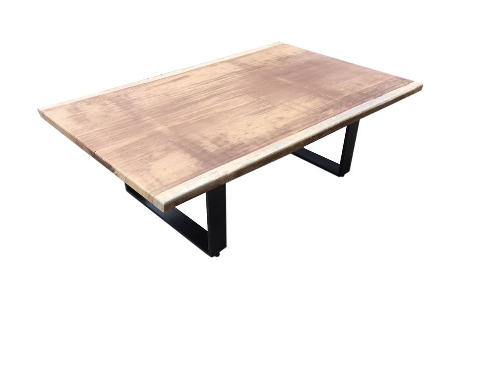 Tables pour hôtels - Table exotique plateau en bois iroco (option personnalisée) - LIVING MEDITERANEO